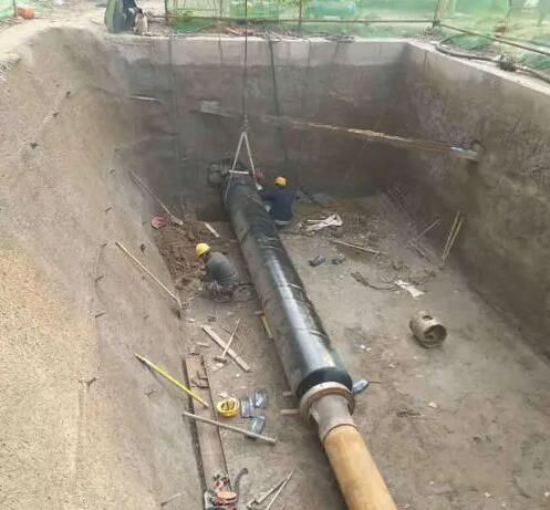 rammed pipe construction method