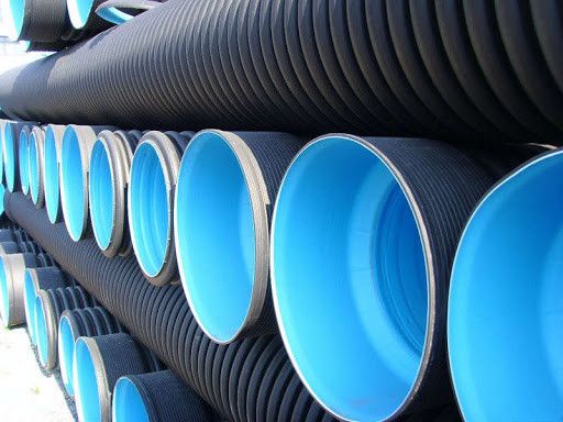 HDPE double-wall corrugated pipe